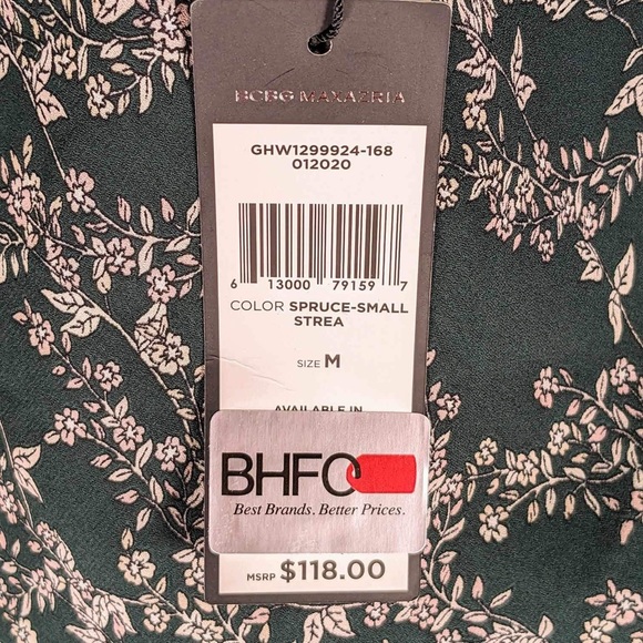 NWT BCBGMAXAZRIA | Spruce Floral Camisole - M - Picture 5 of 5